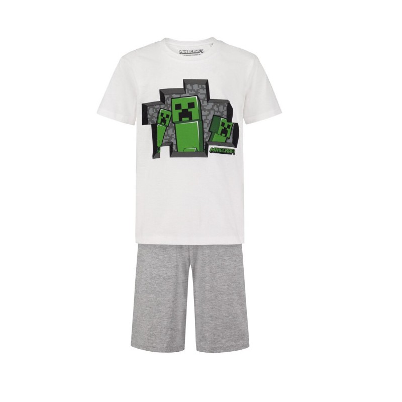 Pyjama court enfant Minecraft 12 ans