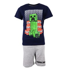 Pyjama court enfant Minecraft 12 ans