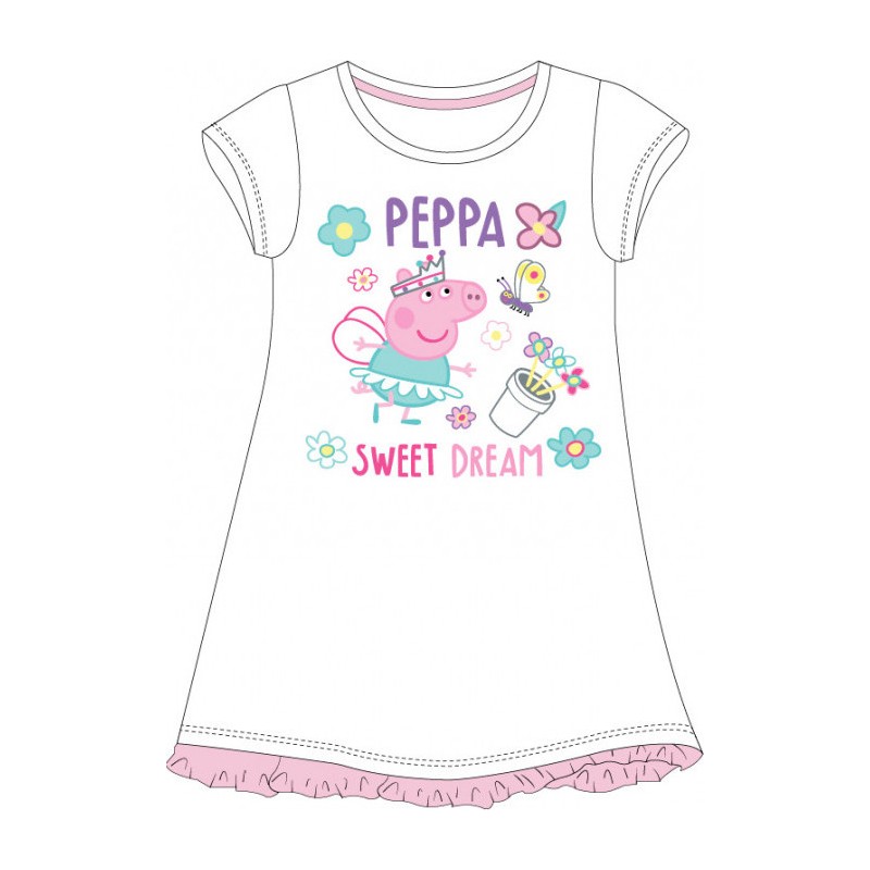 Chemise de nuit courte pour enfant Peppa Pig 92 cm