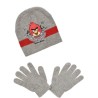 Ensemble bonnet + gants pour enfants Angry Birds 52-54 cm