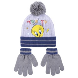 Looney Tunes Tweety kids hat+ gloves set