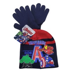 Avengers kids hat + glove set 52-54 cm