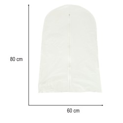 Housse de costume de vêtements transparente 60x80cm
