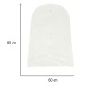 Housse de costume de vêtements transparente 60x80cm
