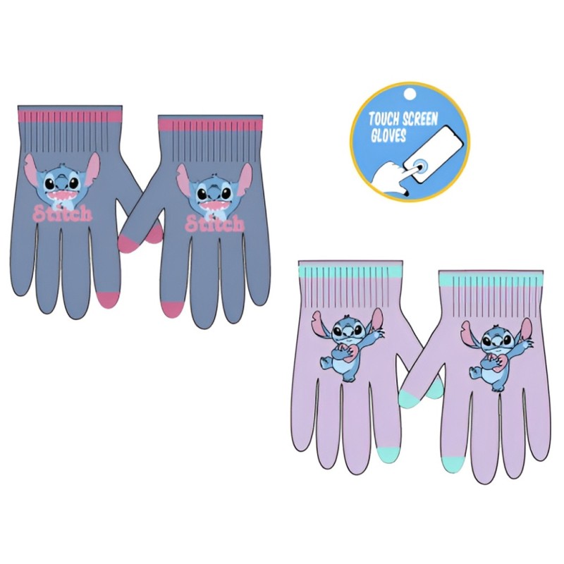 Disney Lilo and Stitch Cheerful touchscreen children's gloves