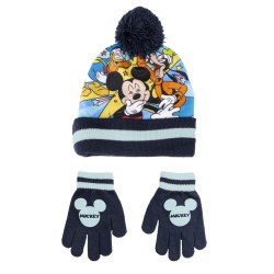 Ensemble bonnet et gants pour enfants Disney Mickey Joke