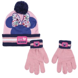 Ensemble bonnet et gants pour enfants Disney Minnie Bow