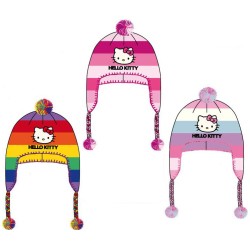 Hello Kitty children's knitted hat 52-54 cm