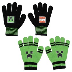 Minecraft kids gloves