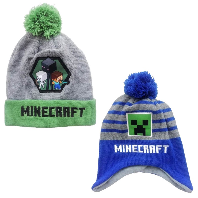 Chapeau Minecraft pour enfant 52-54 cm