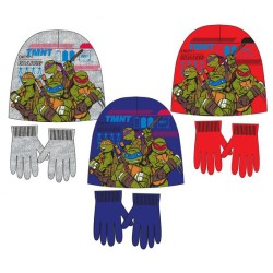 Teenage Mutant Ninja Turtles children's hat and glove set 52-54 cm