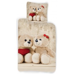 Teddy Bear children's bedding cover 100×140cm, 40×45 cm