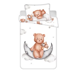 Bear Plane, Children's Bedding Set 100×135cm, 40×60 cm