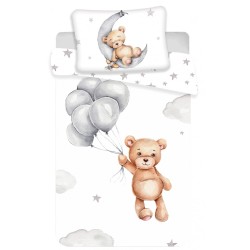 B√§r Teddy Teddyb√§r Ensemble de literie pour enfants 100√ó135cm, 40√ó60 cm