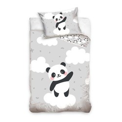 Lit pour enfant Panda Cloud 90x120 cm, 40x60 cm