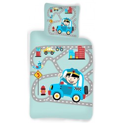 Police children's bedding set 100×140cm, 40×45 cm