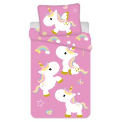 Unicorn Fun children's bedding set 100×135 cm, 40×60 cm