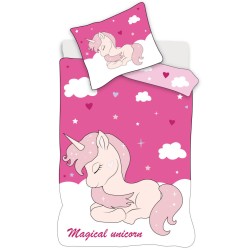 Unicorn Magical children's bed linen set 100×140cm, 40×45cm