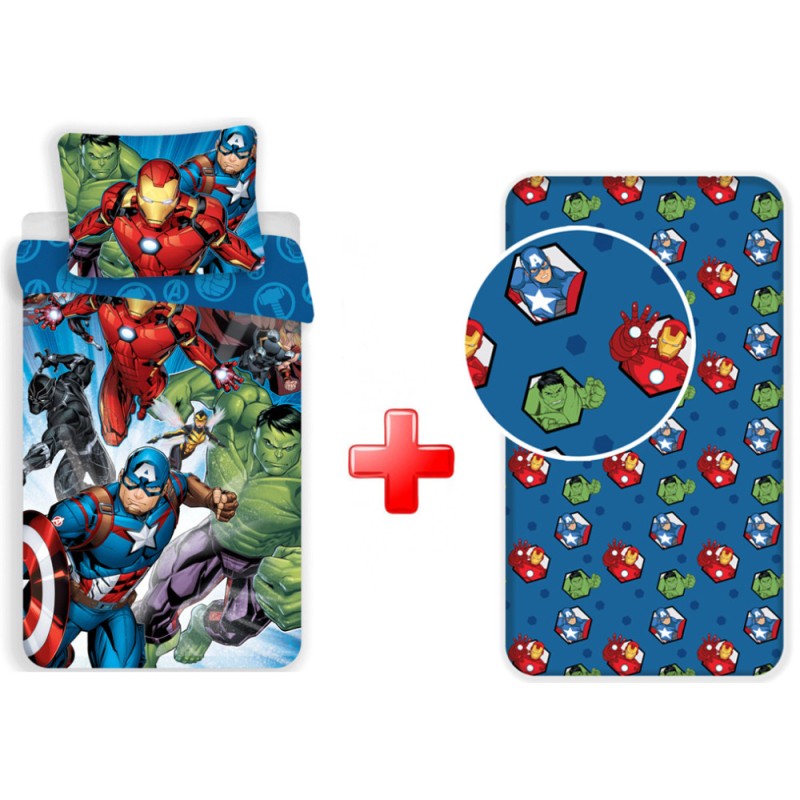 Avengers Guardians  bedding set and fitted sheet set