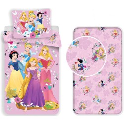 Parure de lit Disney Princess Royal avec drap-housse