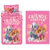 Parure de lit et couverture polaire pour enfants Paw Patrol Friends Furever