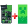 Minecraft bedding and towel set