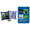 Minecraft pillow and blanket set