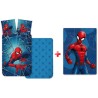 Parure de lit et couverture polaire Spiderman Dynamic pour enfants