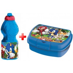 Sonic the hedgehog water bottle and sandwich box set