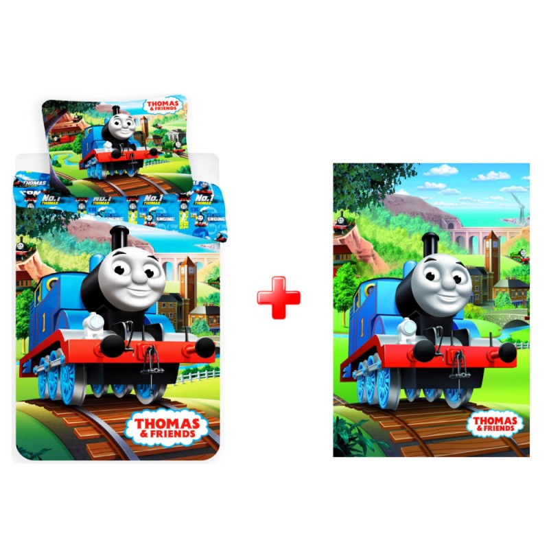 Thomas and Friends City-Stop bedding set and polar blanket