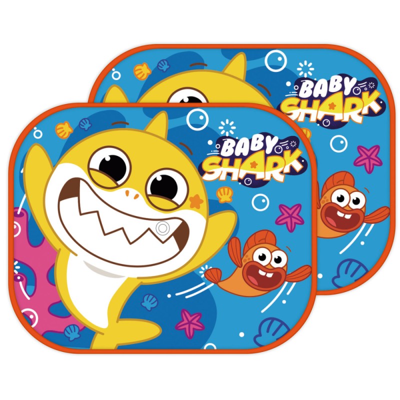 Baby Shark sunshade for window, set of 2