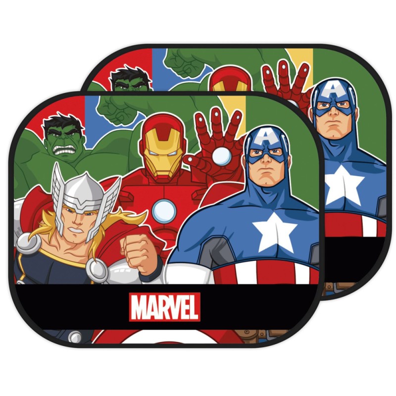 Pare-soleil Avengers pour fenêtres, lot de 2