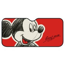 Pare-soleil de voiture en aluminium Disney Mickey, protection solaire pour le pare-brise 130x70 cm