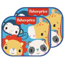 Lot de 2 pare-soleils pour fenêtre Fisher-Price à motifs d'animaux