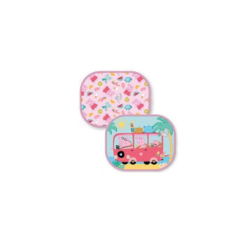 Pare-soleil de voyage Peppa Pig pour fenêtres, lot de 2