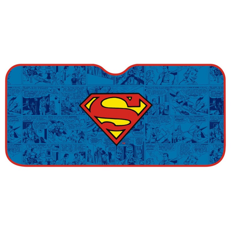 Superman aluminum car sunshade, sun shield for front windshield 130x70 cm