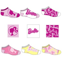 Chaussettes de sport roses pour enfants Barbie 23-34