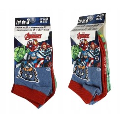 Avengers children's invisible socks 23-34