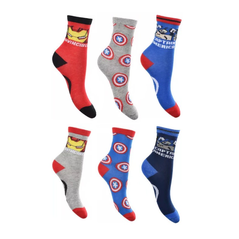 Chaussettes Avengers pour enfants 23-34