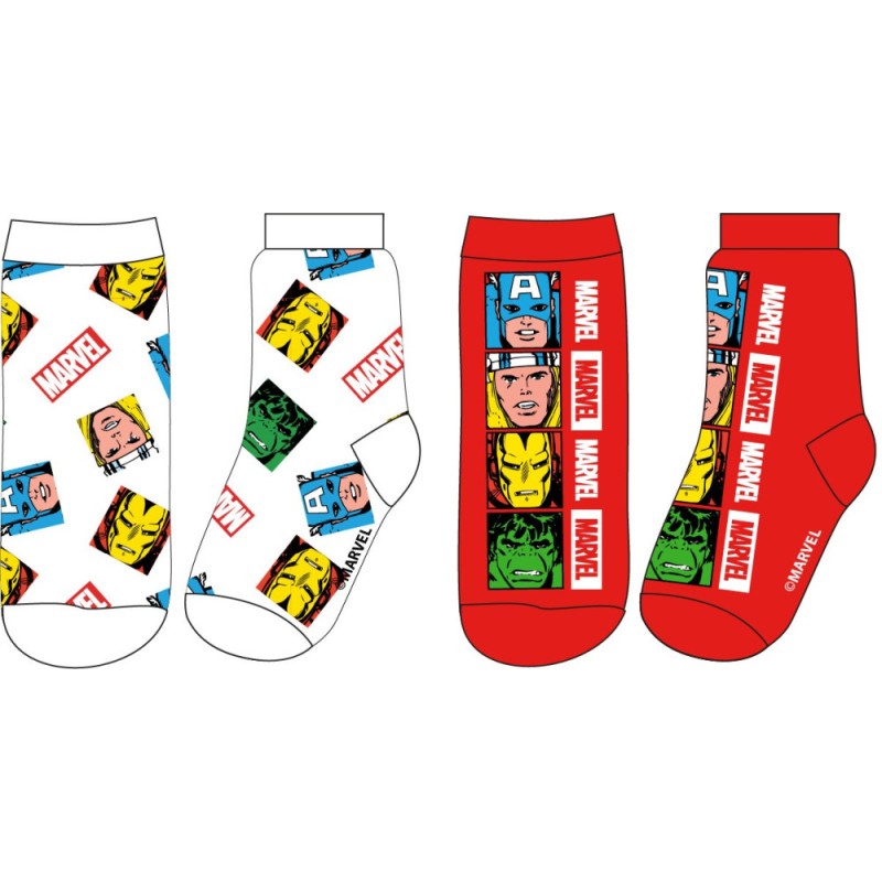 Avengers Marvel Kids Socks 23-34