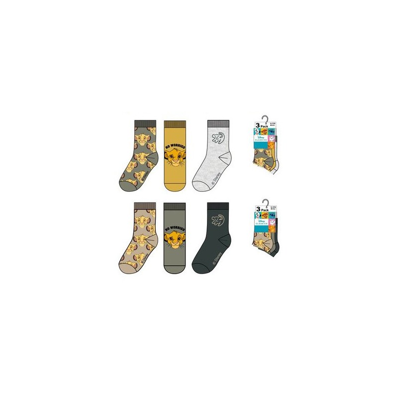 Disney The Lion King Kids Socks 23-34