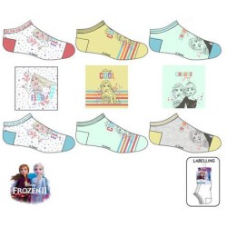 Disney Frozen children's no-show socks 23-34