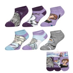 Disney Frozen children's no-show socks 23-34