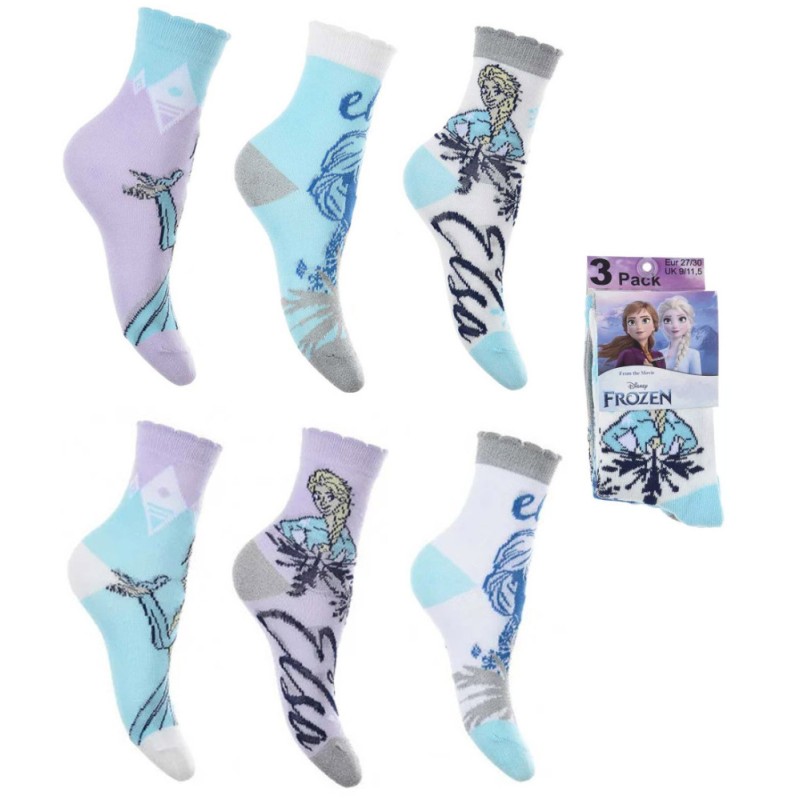 Disney Frozen children's socks 23-34