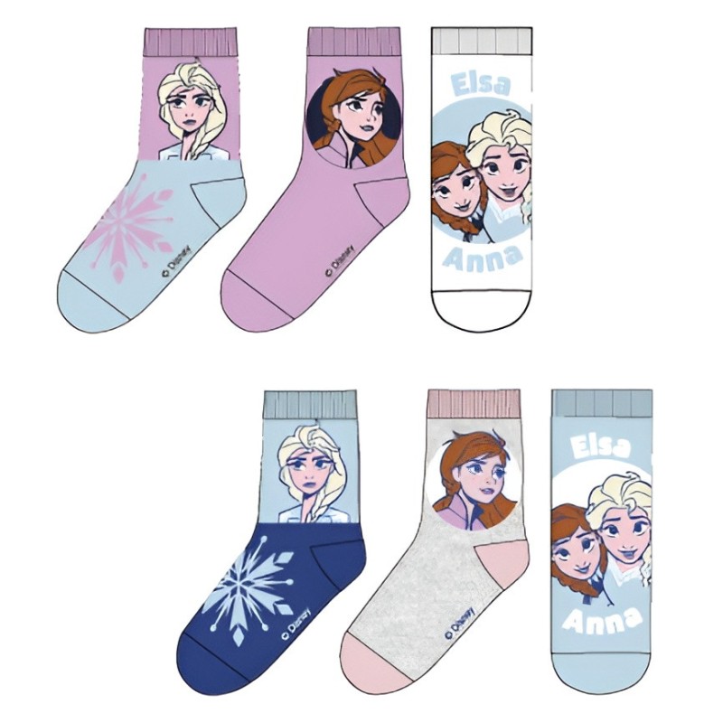 Disney Frozen Snow children's socks 23-34