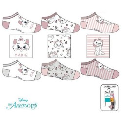 Chaussettes de sport pour enfants Disney Marie Cat 23-34