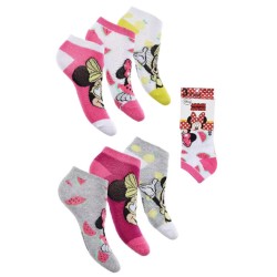 Disney Minnie  kids no-show socks 23-34