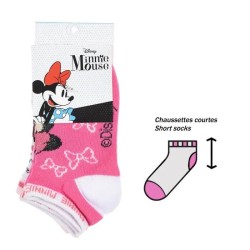 Disney Minnie  children's hidden socks 23-34