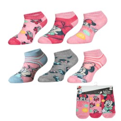 Disney Minnie  kids' no-show socks 23-34