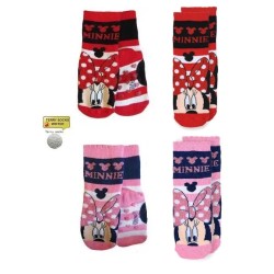 Chaussettes épaisses antidérapantes pour enfants Disney Minnie 23-34